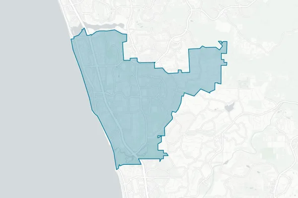 City of Encinitas — detail map