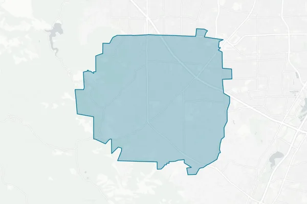 City of Saratoga — detail map