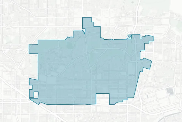 City of Fullerton — detail map