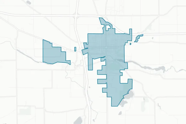 City of Marshall — detail map
