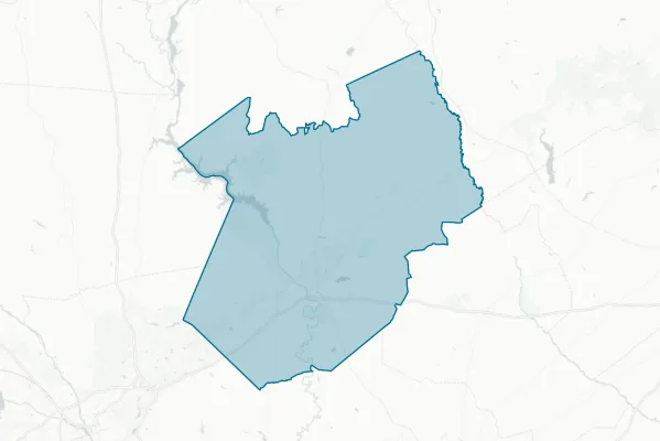 County of Kershaw — detail map