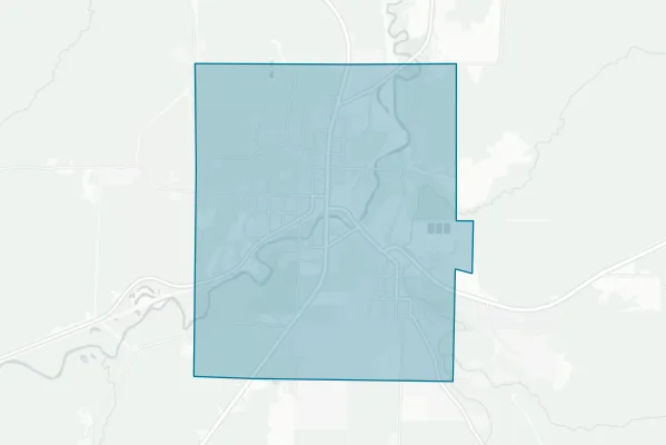 City of Mellen — detail map