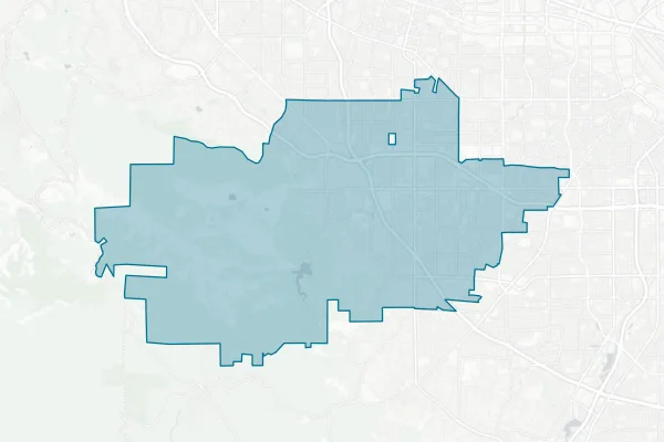 Cupertino Union School District — detail map