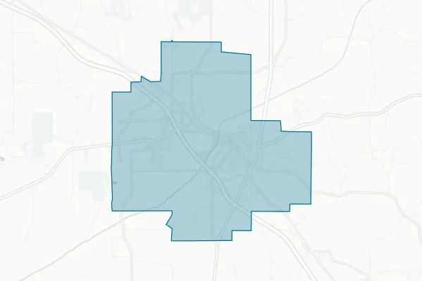 City of New Albany — detail map