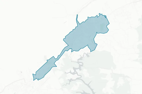 City of Lafollette — detail map