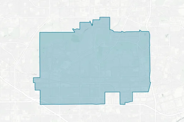 Fullerton School District — detail map