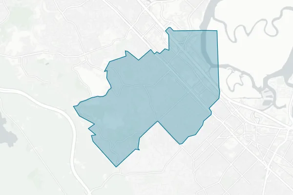 San Carlos School District — detail map