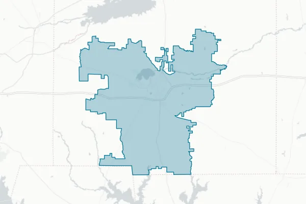 Quitman Independent School Disstrict — detail map
