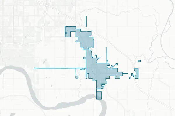 City of Coweta — detail map