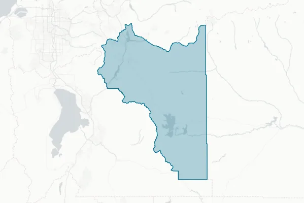 County of Wasatch — detail map