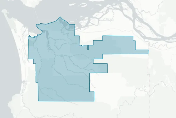 Astoria School District — detail map