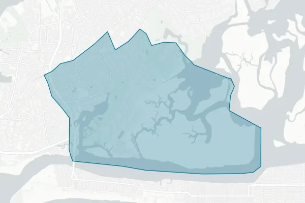 Incorporated Village of Lawrence — detail map