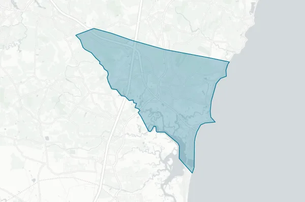 Hampton School District — detail map