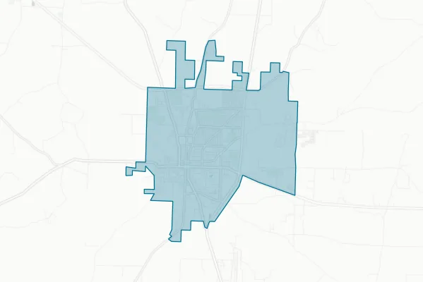 City of Magnolia — detail map
