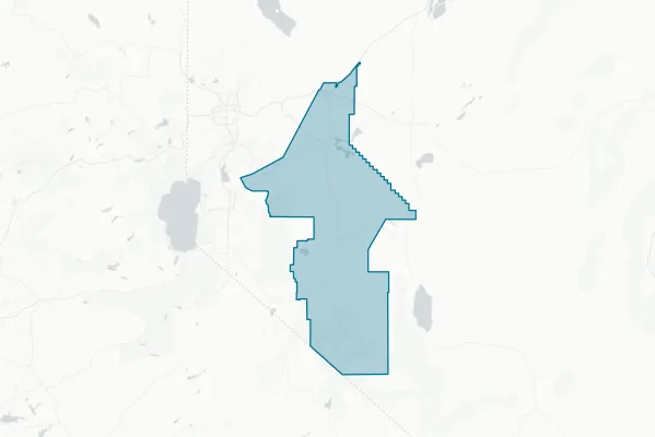 Lyon County School District — detail map