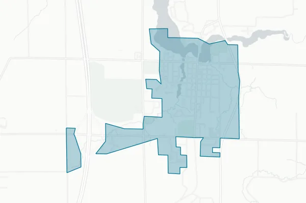 City of Hart — detail map