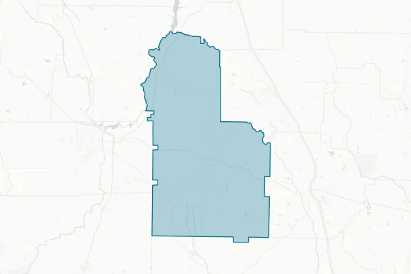 Worth County — detail map