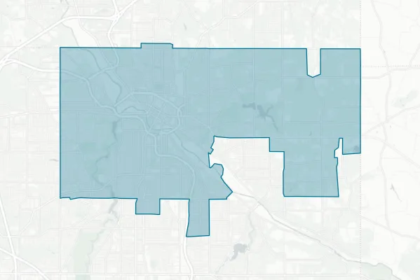 Youngstown City School District — detail map