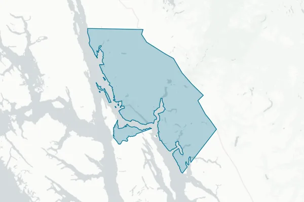 City and Borough of Juneau School District — detail map
