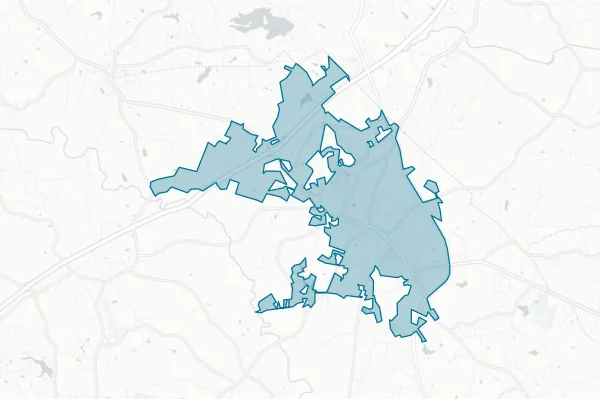 City of Commerce — detail map