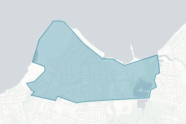 Union Beach School District — detail map