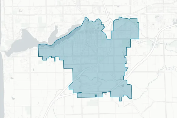 City of Holland — detail map
