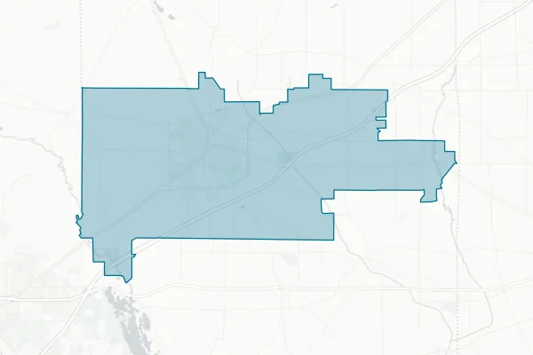 Ashland City School District — detail map