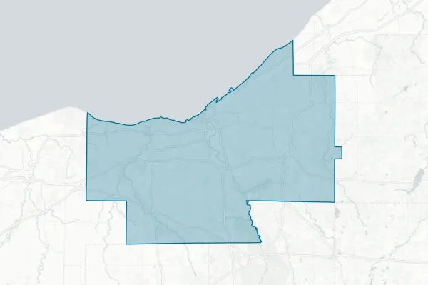 City of Cleveland — detail map