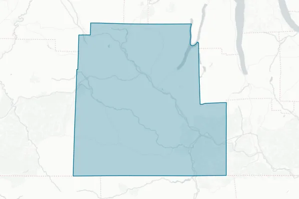 County of Steuben — detail map