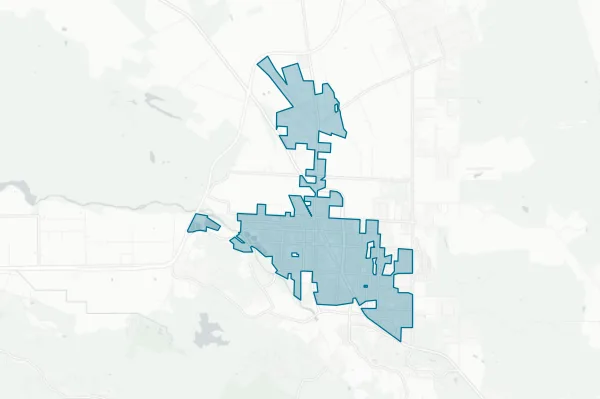 City of Hollister — detail map