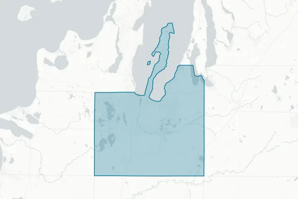 County of Grand Traverse — detail map