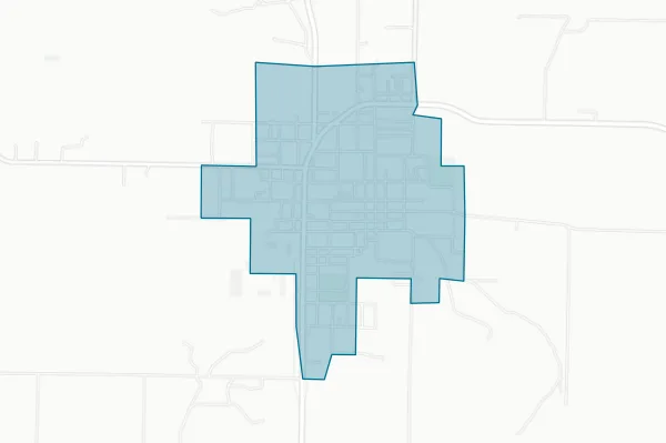 City of Greenfield — detail map