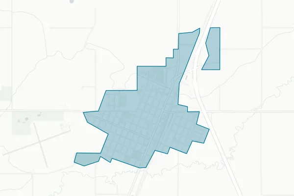 City of Conrad — detail map