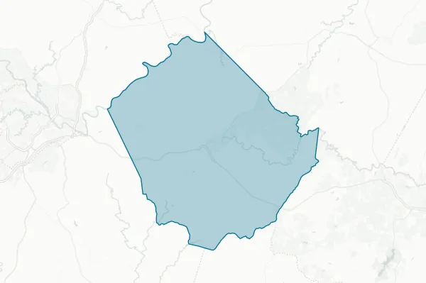 County of Appomattox — detail map