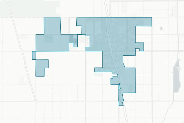 City of Delano — detail map