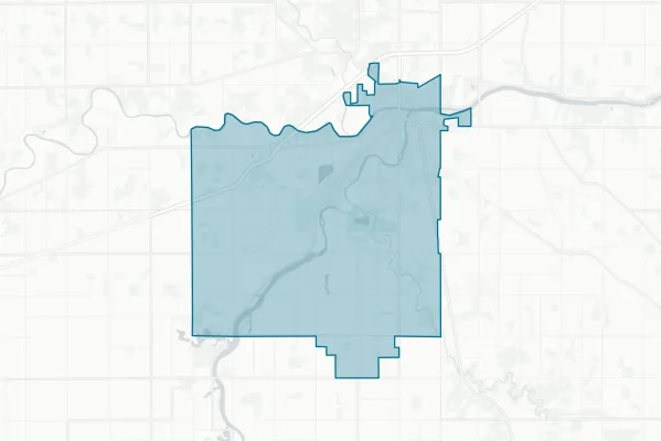 Defiance City School District — detail map