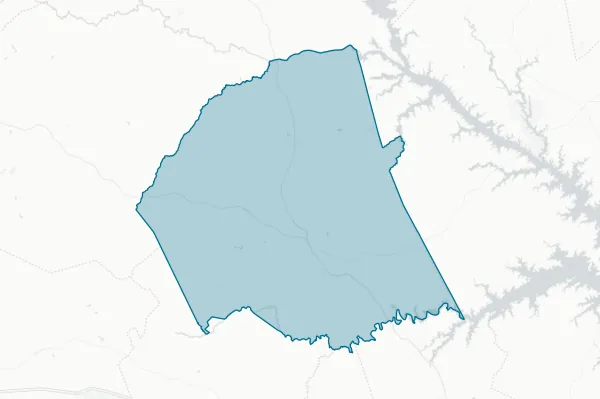 Wilkes County — detail map