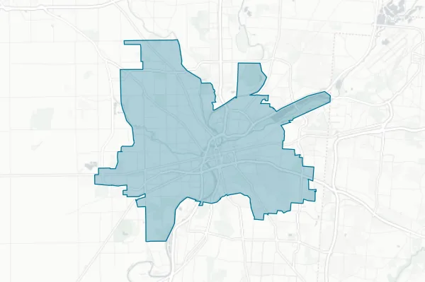 Dayton City School District — detail map