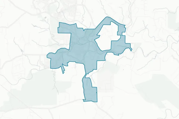 City of Wimberley — detail map