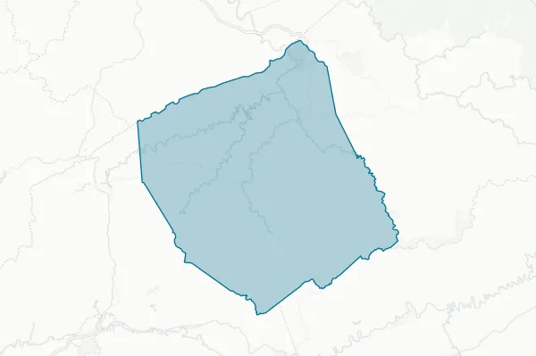 County of Dickenson — detail map