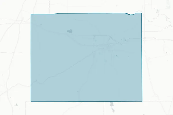 Oktibbeha County — detail map