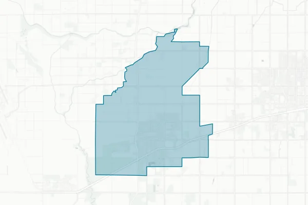 Lemoore Union Elementary School District — detail map