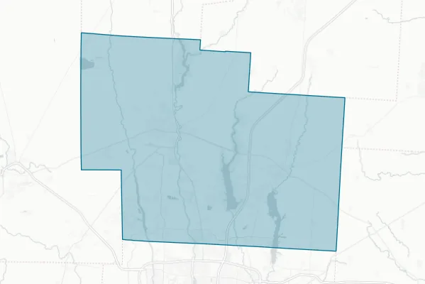 County of Delaware — detail map