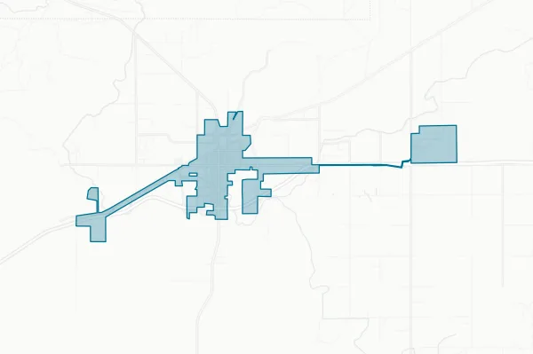 City of Tucumcari — detail map
