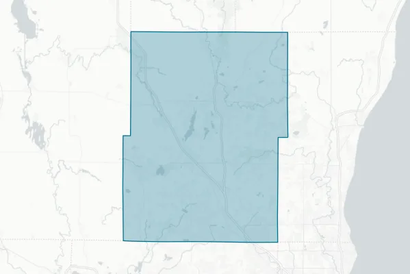 Washington County Wisconsin — detail map