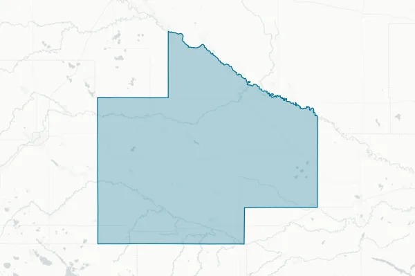 County of Redwood — detail map
