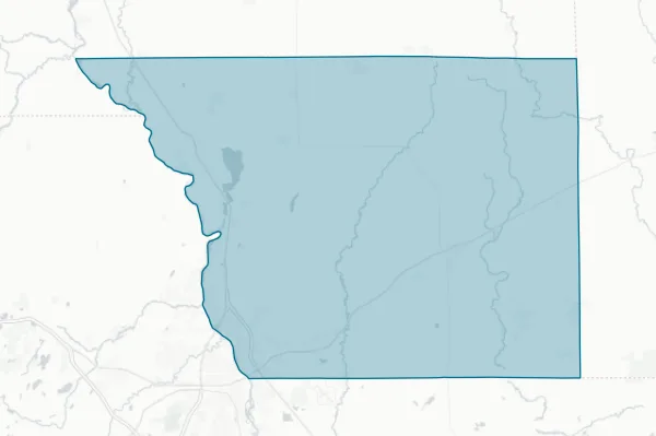Benton County — detail map