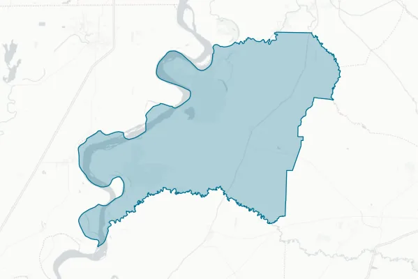 Lauderdale County — detail map