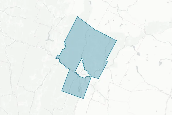 Washington Central Supervisory Union — detail map