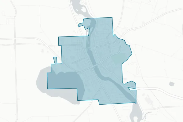 City of Fulton — detail map